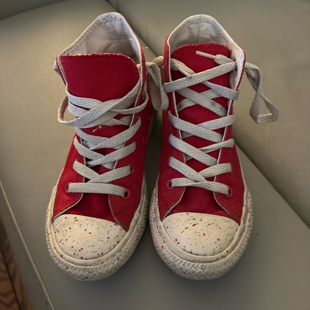Converse CTAS Hi Enamel Red Driftwood